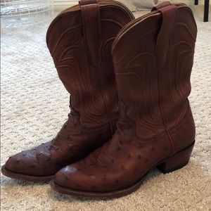 Tecovas Full-Quill Ostrich Boots